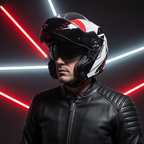 Airoh REV 19 Leaden Casco Modulare Rosso Lucido P/J Flip-Up ECE 22.05