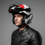 Airoh REV 19 Leaden Casco Modulare Rosso Lucido P/J Flip-Up ECE 22.05