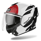 Airoh REV 19 Leaden Casco Modulare Rosso Lucido P/J Flip-Up ECE 22.05
