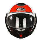 Airoh REV 19 Leaden Casco Modulare Rosso Lucido P/J Flip-Up ECE 22.05