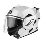 Airoh REV 19 White Gloss Casco Modulare Flip-Up – Doppia Omologazione P/J ECE 22.05