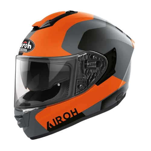 Airoh Airoh ST.501 Dock Casco Integrale Arancio Opaco – HPC Pinlock Visiera Solare ECE 22.05 Grigio Caschi integrali - Moon Bike - Vista 1