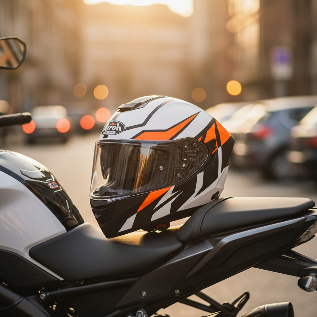 Airoh ST.501 Frost Casco Integrale Arancio Opaco HPC Pinlock ECE 22.05