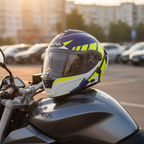 Airoh Spark Rise Casco Integrale Blu/Giallo Opaco HRT Pinlock ECE 22.05
