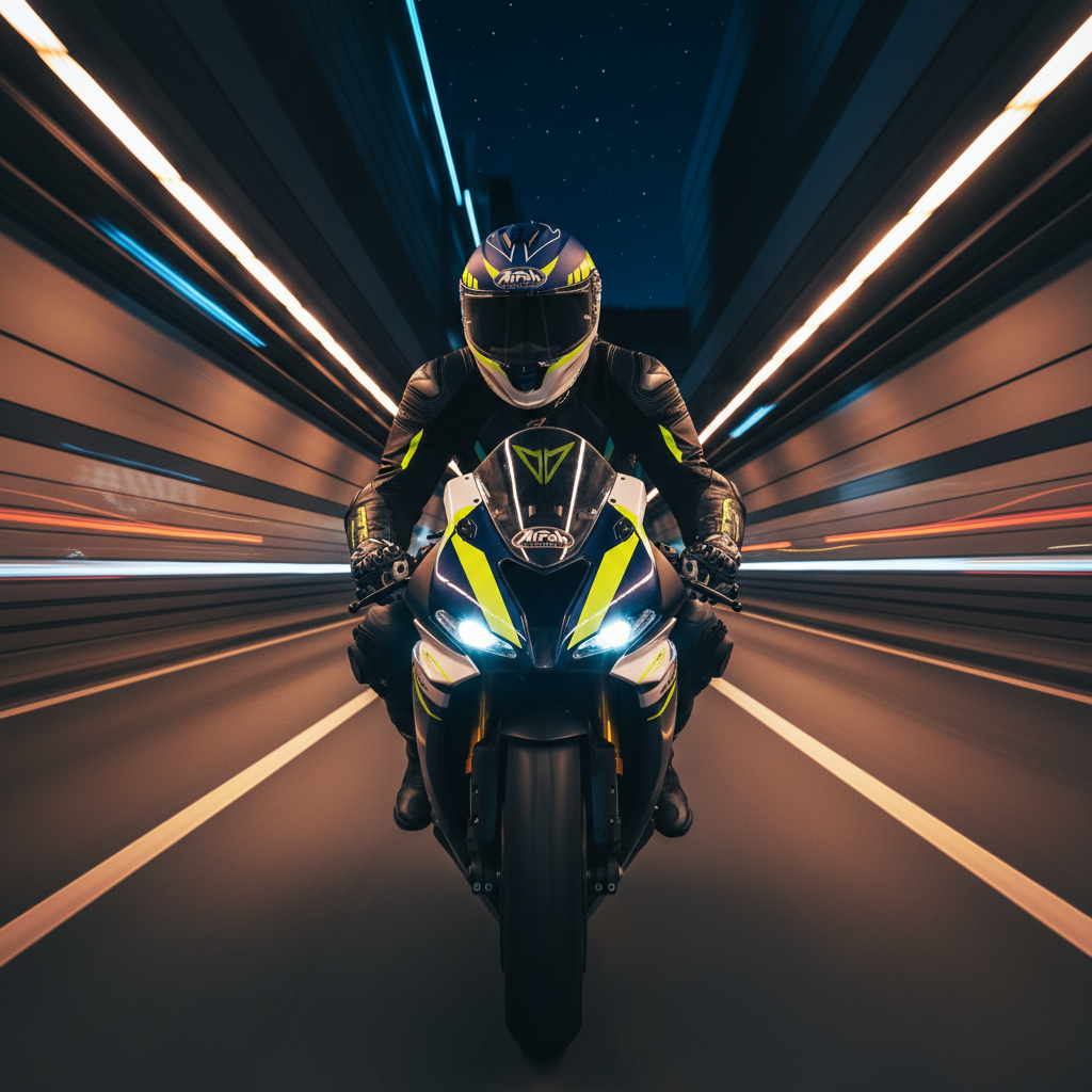 Airoh Spark Rise Casco Integrale Blu/Giallo Opaco HRT Pinlock ECE 22.05