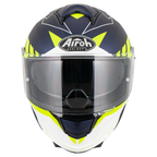 Airoh Spark Rise Casco Integrale Blu/Giallo Opaco HRT Pinlock ECE 22.05