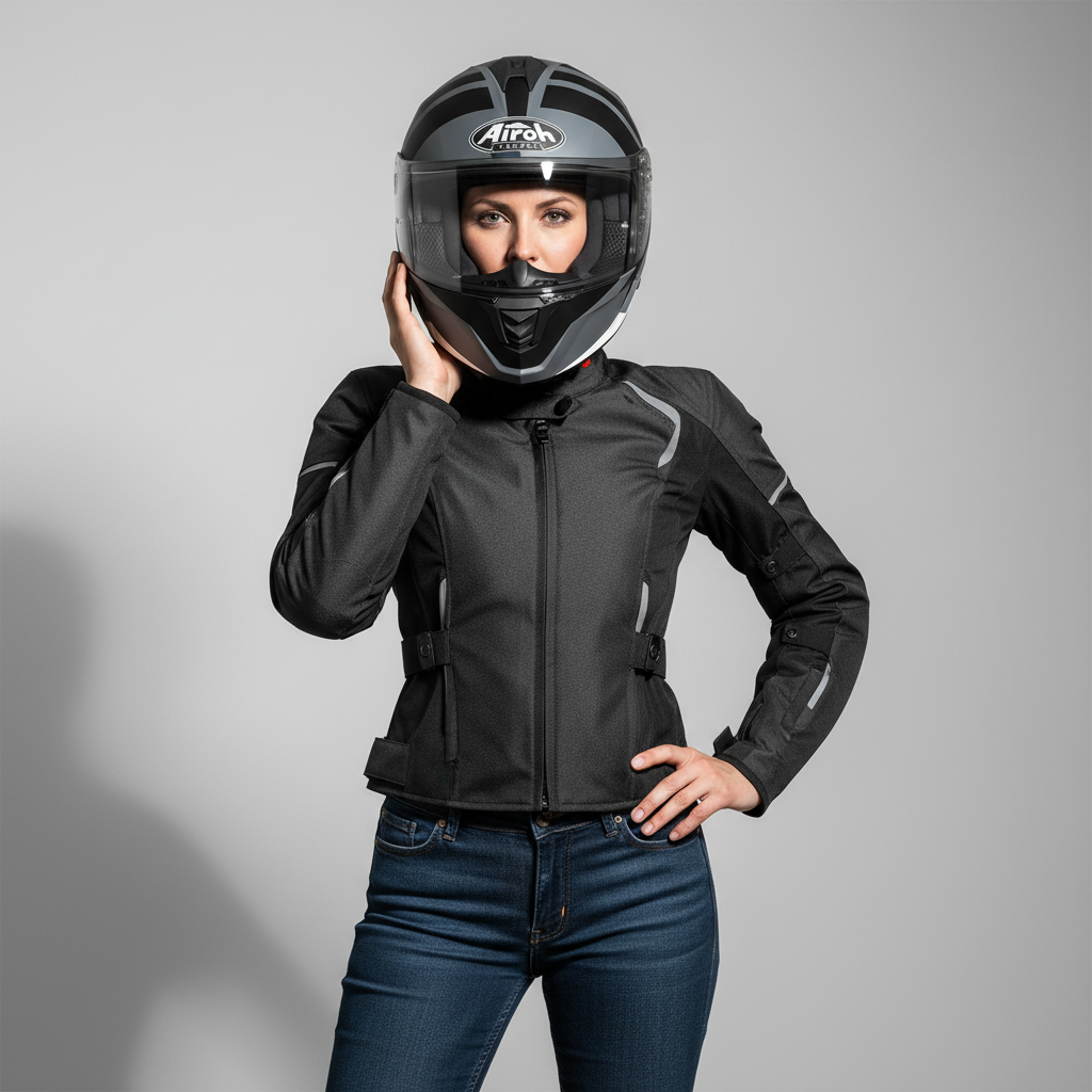 Airoh Spark Scale Casco Integrale Grigio/Nero Opaco HRT Pinlock ECE 22.05