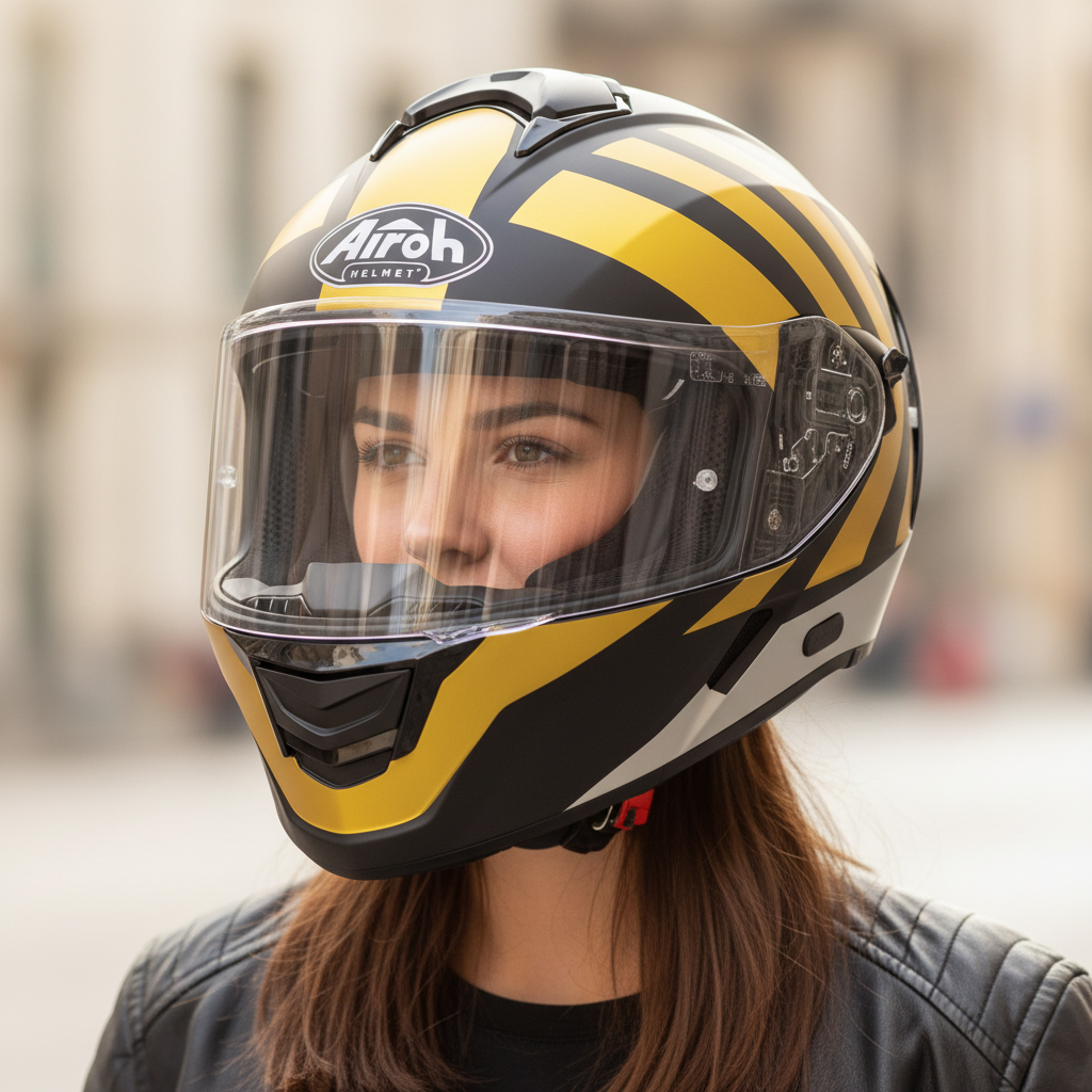 Airoh Spark Scale Gold Limited Edition Casco Integrale Oro Opaco HRT ECE 22.05