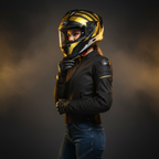 Airoh Spark Scale Gold Limited Edition Casco Integrale Oro Opaco HRT ECE 22.05