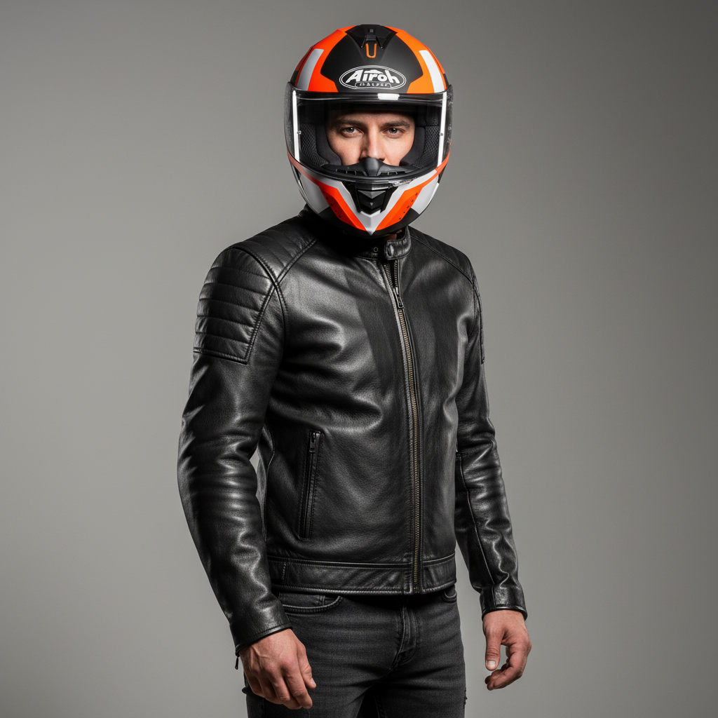 Airoh Spark Shogun Casco Integrale Arancio Opaco HRT Pinlock ECE 22.05