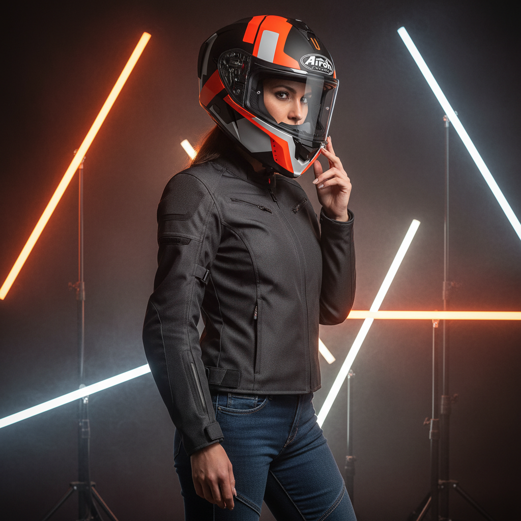 Airoh Spark Shogun Casco Integrale Arancio Opaco HRT Pinlock ECE 22.05