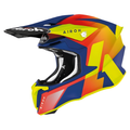 Airoh Twist 2.0 Lift Casco Cross Azzurro Opaco – HRT Double-D ECE 22.05 Motocross