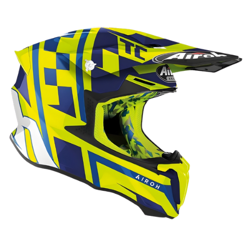 Airoh Twist 2.0 TC21 Cairoli Casco Cross Giallo HRT – Motocross Enduro ECE 22.05