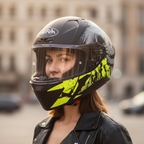 Airoh Valor Akuna Casco Integrale Giallo Lucido XL – HRT 5 Stelle SHARP ECE 22.05 - Moon Bike - Vista 5
