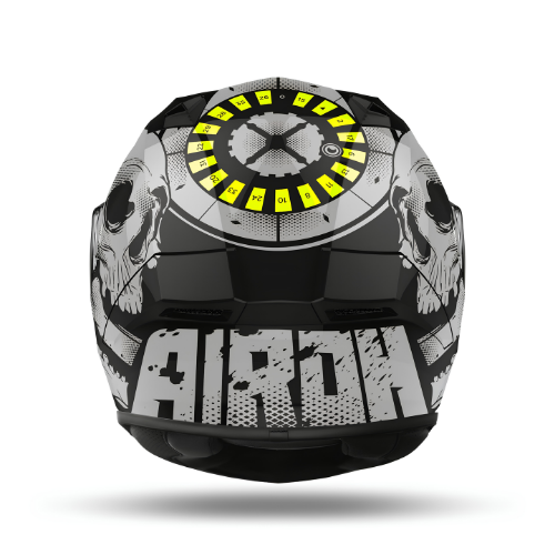 Airoh Valor Akuna Casco Integrale Giallo Lucido XL – HRT 5 Stelle SHARP ECE 22.05