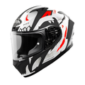 Airoh Valor Nexy Casco Integrale Bianco/Nero/Rosso Opaco HRT ECE 22.05