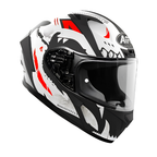 Airoh Valor Nexy Casco Integrale Bianco/Nero/Rosso Opaco HRT ECE 22.05