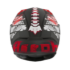 Airoh Valor Ribs Casco Integrale Opaco Nero Rosso – HRT Doppia Calotta ECE 22.05