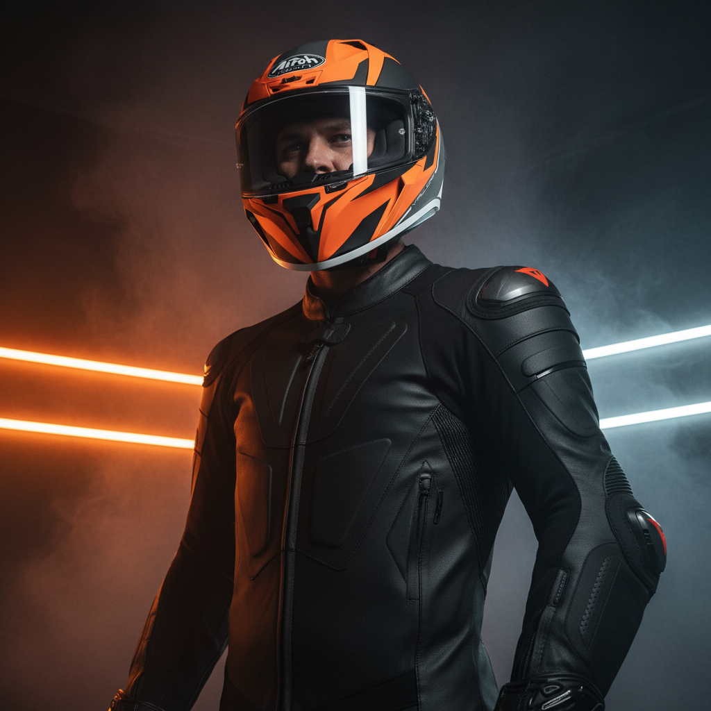 Airoh Valor Wings Casco Integrale Arancio Opaco HRT ECE 22.05