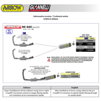 Arrow 71755MI Collettori Racing Acciaio Inox – Aprilia RS 660 / Tuono 660 (2020-2024)