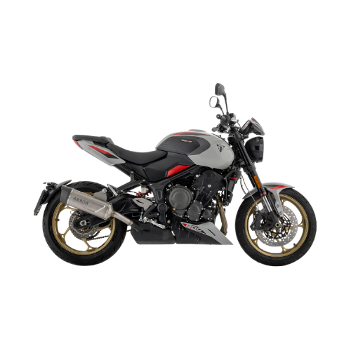 Arrow 77513AKN Terminale Indy Race EVO Alluminio Dark – Triumph Trident 800 (2025-2026)