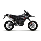Arrow Arrow Thunder Alluminio Dark 52510AON – Aprilia RX/SX 125 (2021-2024) Omologato Nero Scarichi per veicoli a motore - Moon Bike - Vista 6