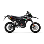 Arrow Arrow Thunder Alluminio Dark 52510AON – Aprilia RX/SX 125 (2021-2024) Omologato Nero Scarichi per veicoli a motore - Moon Bike - Vista 2
