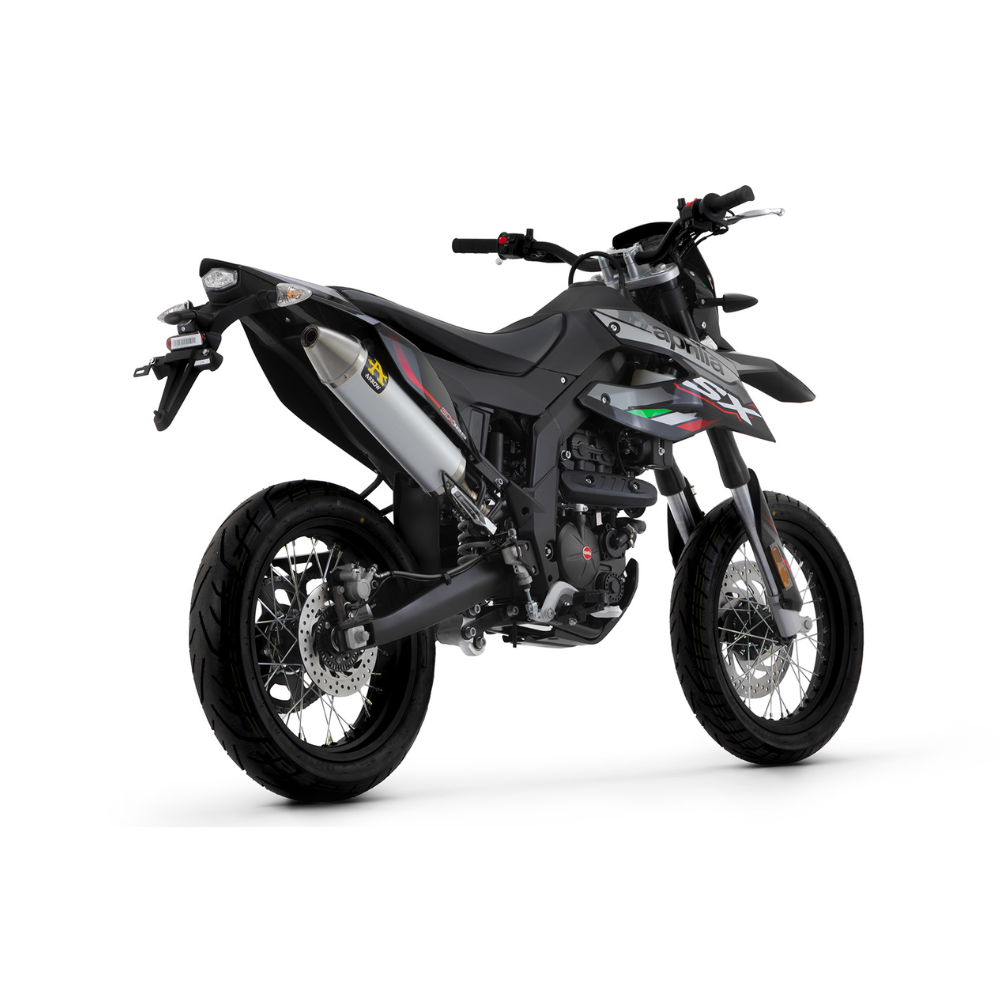 Arrow Arrow Thunder Alluminio Dark 52510AON – Aprilia RX/SX 125 (2021-2024) Omologato Nero Scarichi per veicoli a motore - Moon Bike - Vista 7