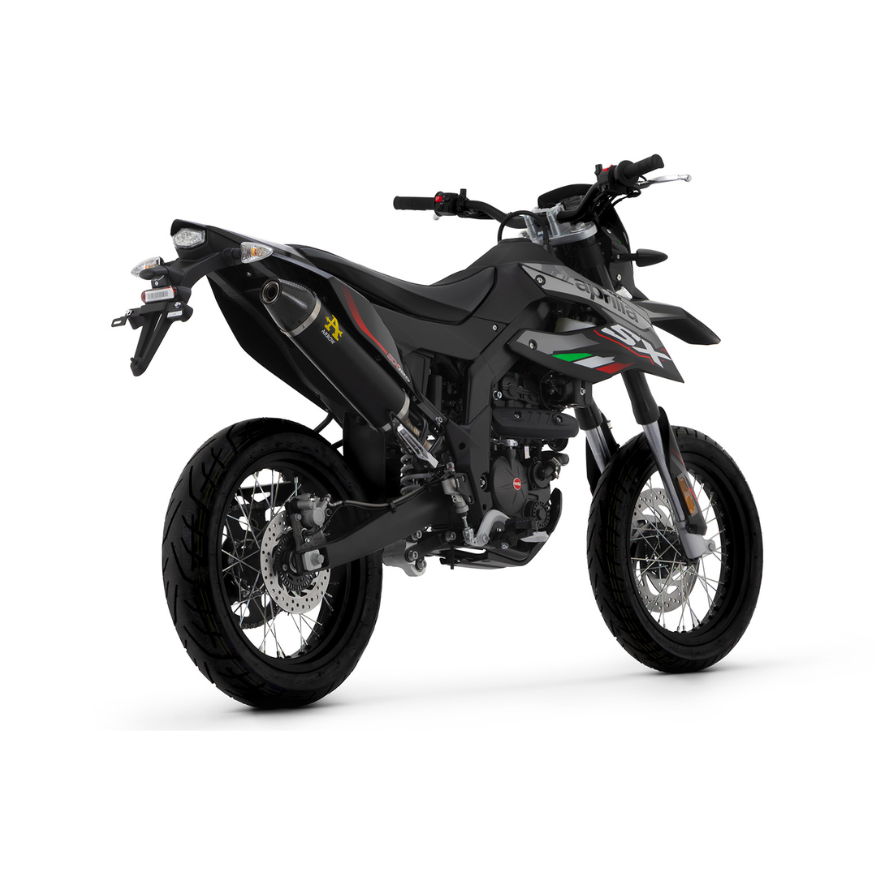 Arrow Arrow Thunder Alluminio Dark 52510AON – Aprilia RX/SX 125 (2021-2024) Omologato Nero Scarichi per veicoli a motore - Moon Bike - Vista 3