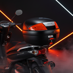 Bauletto Kappa K26N Monolock 26L Nero Goffrato Impermeabile con Piastra K628 – Moto e Scooter Bauletti - Moon Bike - Vista 5