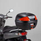 Bauletto Kappa K26N Monolock 26L Nero Goffrato Impermeabile con Piastra K628 – Moto e Scooter Bauletti - Moon Bike - Vista 2