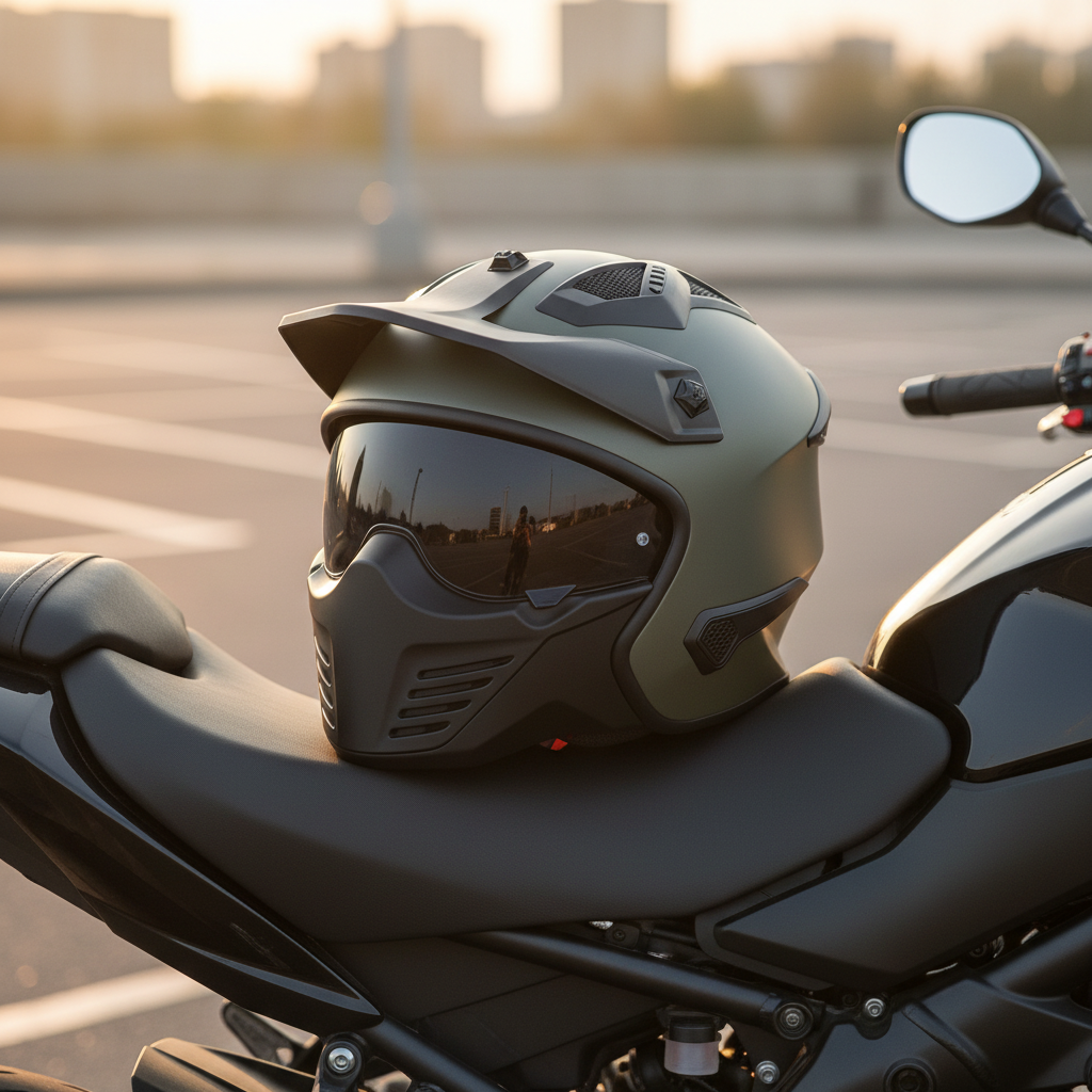 Bayard Bayard XP-69 S Draco Grigio – Casco Crossover Jet/Modulare ECE 22.06 Grigio Caschi modulari - Moon Bike - Vista 4