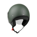 Visiera Ribaltabile Bayard XP-11 Apollo Verde Opaco Casco Jet ECE 22.06, articolo 168389 — Moon Bike