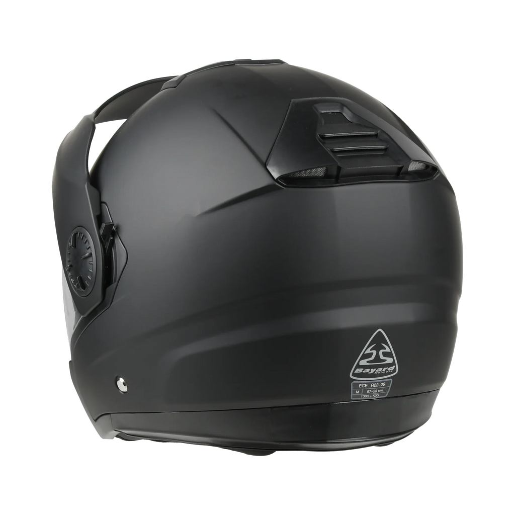 Bayard XP-66 S Quasar Nero Opaco Casco Jet 3in1 ECE 22.06: Frontino e Visiera, codice articolo 168439