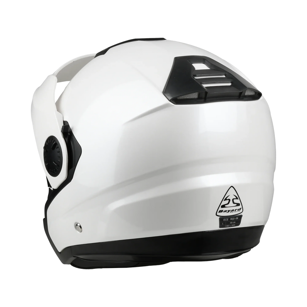 Frontino e Visiera Removibili Bayard XP-66 S Quasar Bianco Casco Jet 3in1 ECE, articolo 168440 — Moon Bike