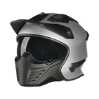 Casco Bayard XP-69 S Draco Hybrid grigio argento, circa 1.300 g, ECE 22.06