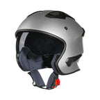 Jet e Chiuso Bayard XP-69 S Draco Hybrid Grigio Argento Casco Crossover ECE 22.06, articolo 137007 — Moon Bike