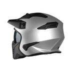 Bayard XP-69 S Draco Hybrid Grigio Argento Casco Crossover ECE 22.06: Jet e Chiuso, codice articolo 137007