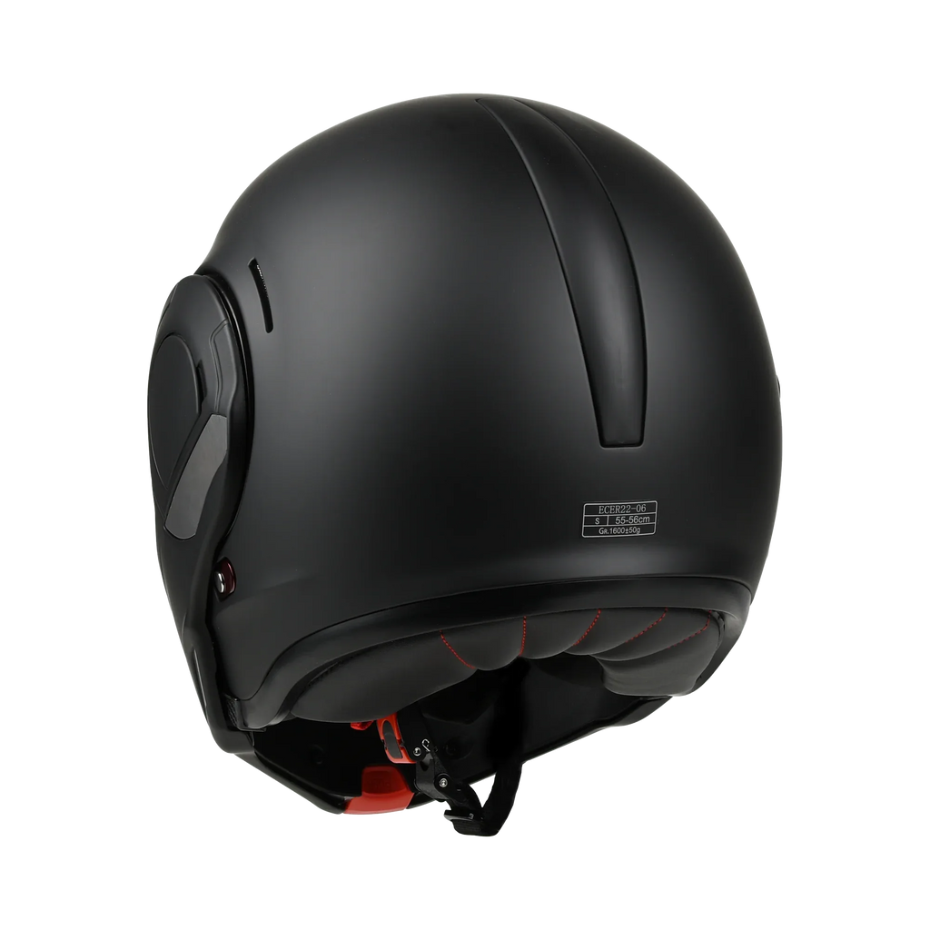 Bayard XP-77 S Phoenix Nero Opaco Casco Modulare ECE 22.06 P/J: Flip-Back 180°, codice articolo 168423