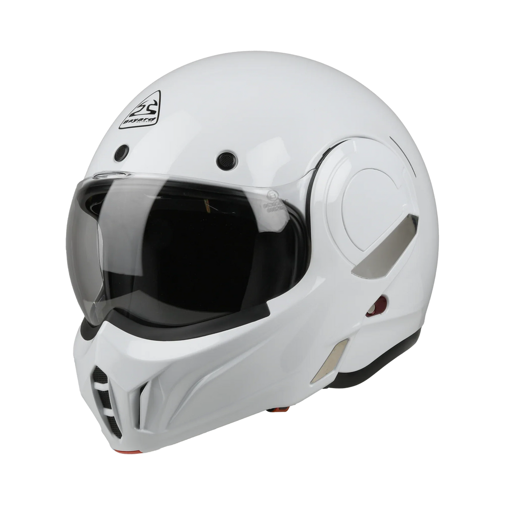 Casco Bayard XP-77 S Phoenix, prese d'aria su mento e calotta superiore