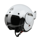 Flip-Back 180° Bayard XP-77 S Phoenix Bianco Casco Modulare ECE 22.06 P/J, articolo 168424 — Moon Bike