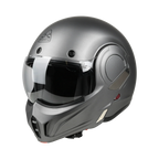 Bayard XP-77 S Phoenix Casco Modulare Flip-Back – ECE 22.06 Doppia Omologazione P/J Grigio scuro - Moon Bike - Vista 10
