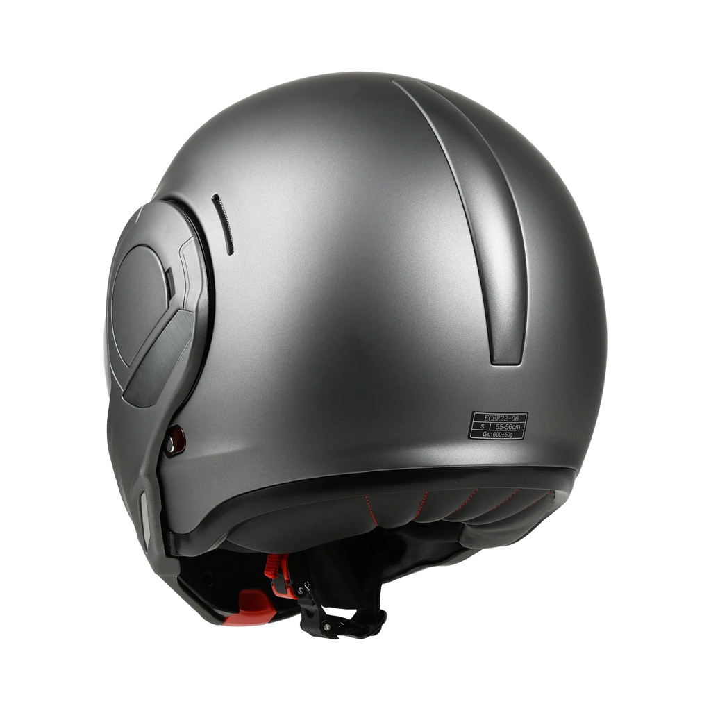 Bayard XP-77 S Phoenix Grigio Scuro Casco Modulare ECE 22.06 P/J: Flip-Back 180°, codice articolo 168426
