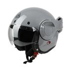 Flip-Back 180° Bayard XP-77 S Phoenix Grigio Chiaro Casco Modulare ECE 22.06 P/J, articolo 168425 — Moon Bike