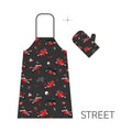 Booster Apron and oven mitt Street Regali e Gadget Moto