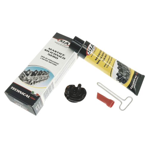 CIF 2063 - SCHWARZER DICHTUNGSKITT "666" HOCHTEMPERATUR FÜR DICHTUNGEN-TUB 75 ML
