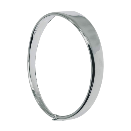 CIF 7340-C - CHROME-PLATED IRON HEADLIGHT BEZEL FOR FRONT HEADLIGHT Ø 105 mm