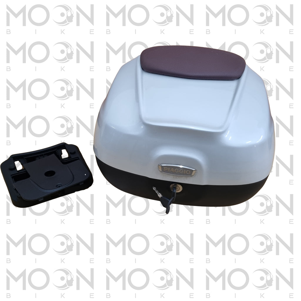 Bauletto 37L Piaggio Beverly 300 350 Bianco Iceberg 505/A Originale CM277508