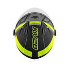 Casco Demi-Jet Kappa KV28R Join Nero/Titanio/Giallo - Moon Bike - Vista 3
