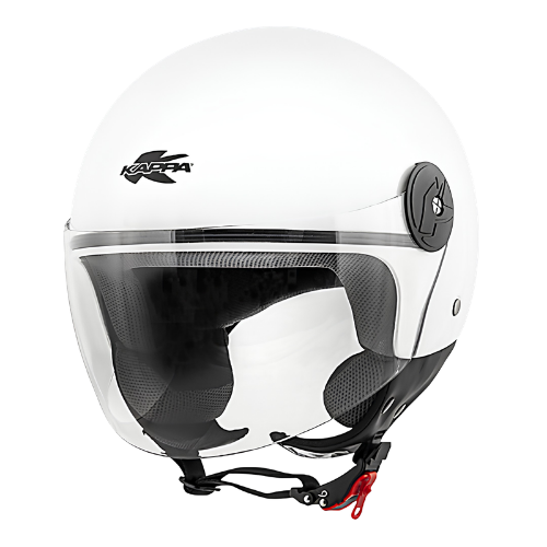 Casco Demi-Jet Kappa KV40 EVO Basic Bianco Lucido ECE 22-06